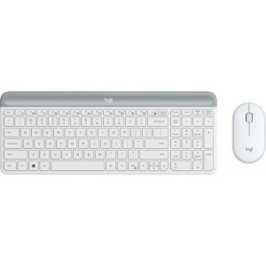 Клавіатура + миша бездротова Logitech MK470 Slim Wireless White UA (920-009205)