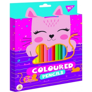 Набір олівців YES Cats 24 кол. (290602)