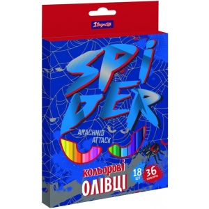 Набір олівців 1 Вересня Spider 36 кол. (290624)