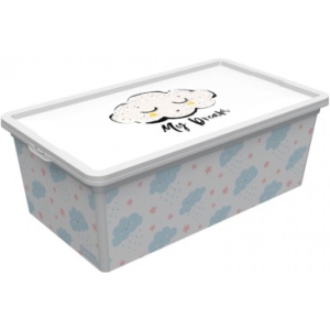 Корзина для зберігання Qutu Trend Box с/к Cute Sky 5 л