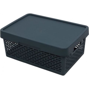 Корзина для зберігання Qutu Q-Basket с/к Grey 12 л