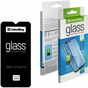 Захисне скло для смартфону Colorway 9H FC glue Anti-Spy Apple iPhone 14 Plus Black (CW-GSFGASAI14M-BK)