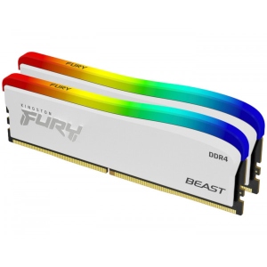 Память DDR Kingston Fury Beast White RGB 2x8GB/3600 (KF436C17BWAK2/16)