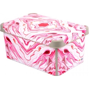 Корзина для зберігання VIOLET HOUSE 0646 Decor Marble Red с/кр. 5 л