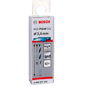 Свердло Bosch HSS-PointTeQ 3.5х39х70 мм 10 шт. (2.608.577.203)