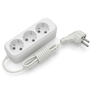 Мережевий фільтр Electrum 3 розетки 2 м (C-ES-1791)