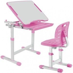 Комплект меблів шкільний 3 елементи FunDesk Piccolino III Pink