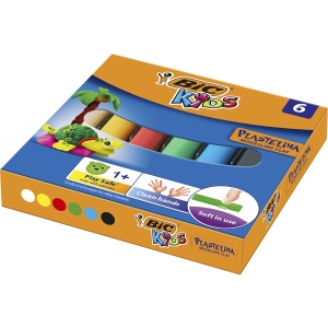 Пластилін класичний BIC 6 кольорів (3086123485488)