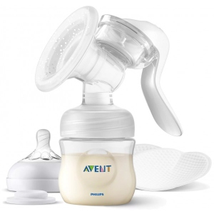 Механічний молоковідсмоктувач Philips Avent з пляшкою (SCF430/10)