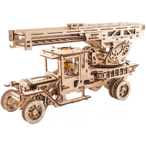 3D пазли Ugears Вантажівка Пожежна драбина (70022)