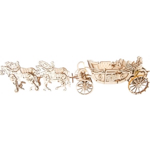 3D пазли Ugears Королівська карета (70050)