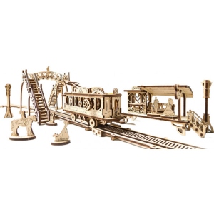 3D пазли Ugears Трамвайна лінія (70028)