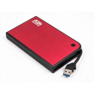 Зовнішній карман для HDD/SSD AgeStar USB3.0 для HDD SATA 2,5'' 3UB 2A14 (Red) ціна