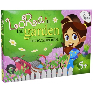 Настільна гра стратегічна (5-7 років) Strateg бродилка "Lora in the garden", рус (30514)