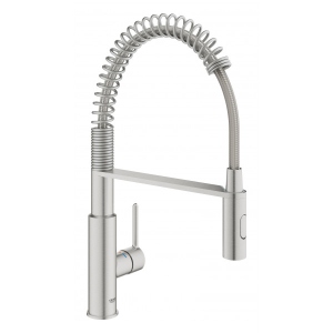 Кухонний змішувач Grohe Via Cosmo Супер сталь (30614DC0)