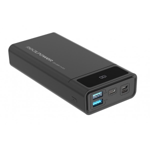 Батарея мобільна RealPower 20000mAh Black (PB-20k PD)