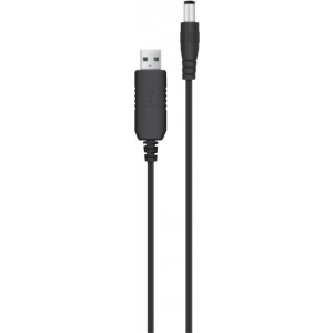 Кабель USB - DC ACCLAB USB to DC 5.5 х 2.5 мм 5V 1.5A 1 м Чорний в Україні