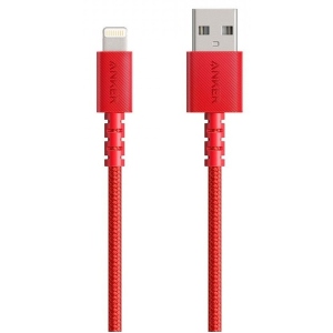 Кабель синхронізації даних Anker Powerline Select+Lightning 1.8m Red (A8013H91)