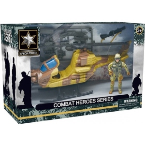 Набір ігрових фігурок DIY TOYS Військовий спецпідрозділ: гвинтокрил з фігурокою та обладнанням (CJ-2175177)