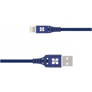 Кабель синхронізації даних Promate Lightning-USB Nervelink-i Blue