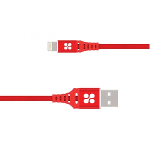 Кабель синхронізації даних Promate Lightning-USB Nervelink-i Red