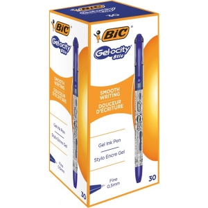Набір ручок BIC Gelocity Stic Синий 0.5 мм 30 шт (3086123546349)