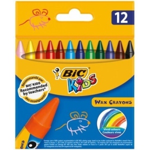 Набір воскової крейди BIC 12 цветов (3086126616834)