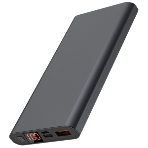 Батарея мобільна BYZ 10000 mAh Type-C Gun Metal (BYZ-W6-GM)