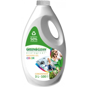 Гель для прання Green&Clean Professional д/кольор.речей 3 л., 100 циклів