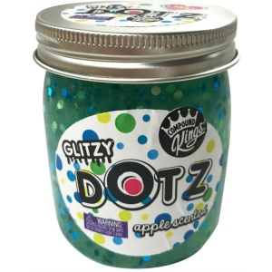 Лизун Compound Kings Slime - Glitzy Dotz, аромат "Яблуко" (300146-1) порівняти ціни