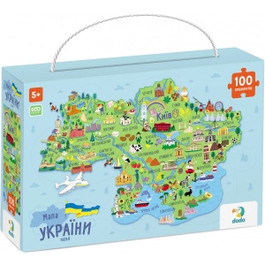 Пазли картонні (5-7 років) Dodo Мапа України (300267)