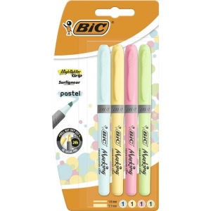 Набір маркерів BIC Pastel 4 шт. (3086123538474)