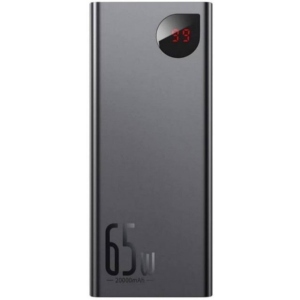 Батарея мобільна Baseus Adaman Metal PD 65W USB-C 2xUSB QC 3.0 20000mAh (PPIMDA-D01)