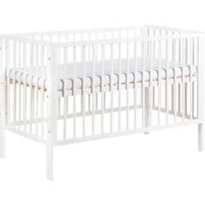Ліжечко дитяче прямокутне Klups Timi 120х60 см White (TIMI2)