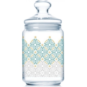 Ємність для сипучих Luminarc Club Hedgery Turquoise 1 л (V0028)