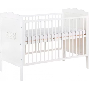 Ліжечко дитяче прямокутне Klups Marsell 120х60 см White (MARSELL3)