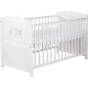 Ліжечко дитяче прямокутне Klups Marsell 140х70 см White (MARSELL1)