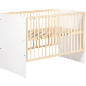 Ліжечко дитяче прямокутне Klups Willy 120х60 см White/Pine (WILLY1)
