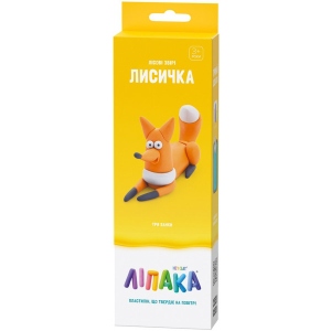 Маса для ліплення Ліпака ЛІСОВІ ЗВІРІ: ЛИСИЧКА (30107-UA01)