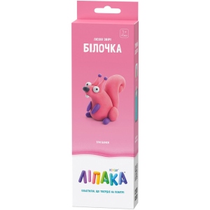 Маса для ліплення Ліпака ЛІСОВІ ЗВІРІ: БІЛОЧКА (30110-UA01)