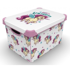 Корзина для зберігання Qutu Style Box з/к Unicorn 20 л