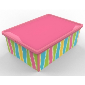 Корзина для зберігання Qutu Trend Box з/к Vibrant 25 л