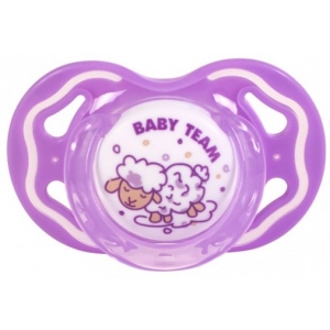 Симетрична пустушка Baby Team силіконова (3014 _фіолетовая) Київ