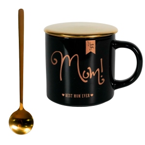 Чашка Westhill For Moms 360 мл з кришкою та ложкою (MCO21-141)