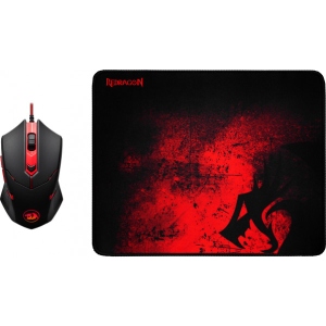 Миша дротова ігрова Redragon M601BA+ковер (78226)