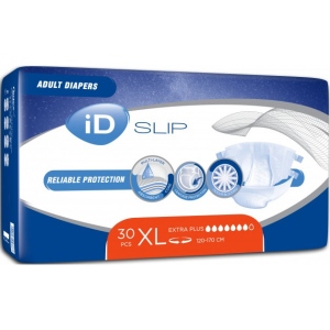 Одноразові підгузки ID для дорослих SLIP Plus Розмір XL, 30 шт. (945431550) ціни
