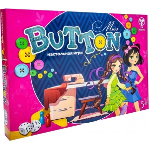 Уцінка - Настільна гра стратегічна (5-7 років) Strateg бродилка "Miss Button", рос (30355) #