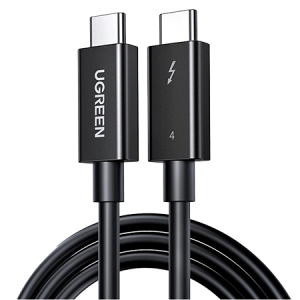 Кабель синхронізації даних UGREEN US501 USB 4.0 Type-C M-M, 0,8m (30389)