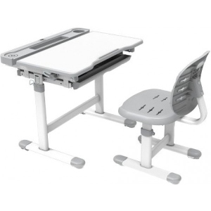 Комплект меблів шкільний 2 елементи FunDesk Cura Grey