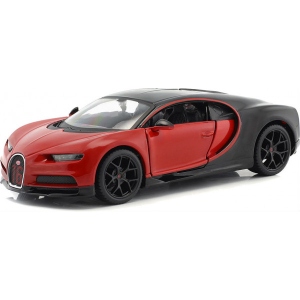 Колекційна машинка 1:24 Maisto Bugatti Chiron Sport (31524 black/red)